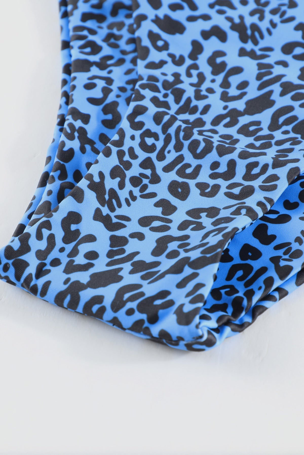 3Pcs Leopard Bikini & Sarong Swim Set