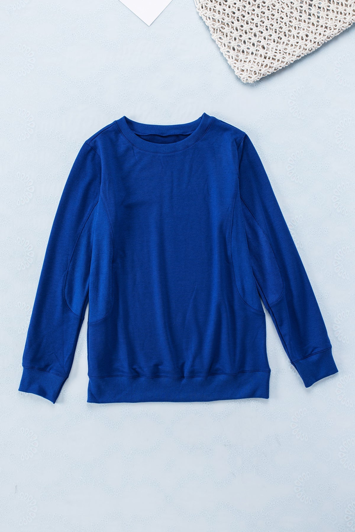 Wash Fleece Pullover Sweatshirt