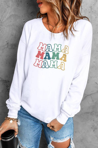 Wonderful Fall Vibe Graphic Pullover Sweatshirt