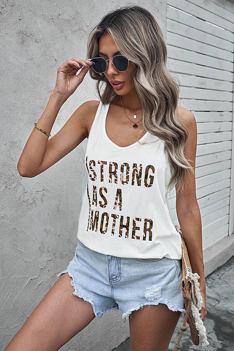 Strong As A Mother Leopard Tank